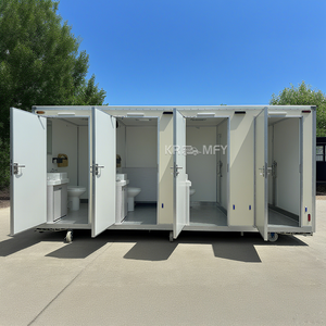 Tiny House Durable Wc Outdoor Restroom Trailer With Shower Public Vip Portable Mobile Prefab Toilet - Product Image 5
