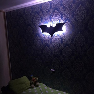 Signes au néon d'Halloween Fantôme et chauve-souris en plastique pour décor festif - Product Image 3