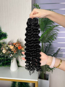 Lot de Cheveux au Crochet 100% Vierge, Cheveux Chinois Super Double Drawn - Product Image 1