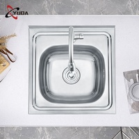 YUDA évier de cuisine en acier inoxydable de haute qualité 304 ou 201 pour le lavage et le nettoyage du comptoir de bar