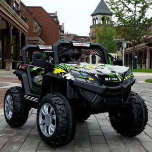 Gran oferta 12V 380W Doble accionamiento eléctrico alimentado por batería plástico eléctrico coche para niños paseo eléctrico Juguetes Coche - Product Image 2