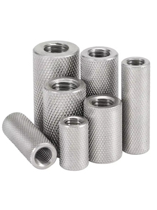 304 thép không gỉ mở rộng hình trụ đầu phẳng có khía tay vít Nut lưới Nut điều chỉnh Nut M2 M2.5 M3 <span class=keywords><strong>M4</strong></span> M5 M6 ~ M16 - Product Image 4
