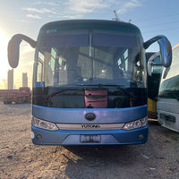 Autocar de luxe Yutong 60 places, électrique et diesel, transmission manuelle, bus urbains d'occasion à vendre à prix avantageux, fabriqué en Chine