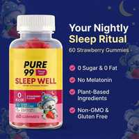 Gummies pour le sommeil en marque privée OEM, sans mélatonine, sans sucre, complément alimentaire pour bien dormir, pour adultes