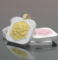 Nouveau design petit motif carré sangle pendentif ornement transporter Las Vegas aromathérapie Souvenirs cadeaux