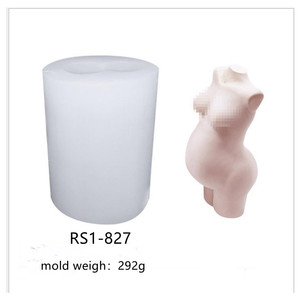 Homesun dodue femme bougie Silicone moule 3D corps masculin femme <span class=keywords><strong>enceinte</strong></span> bougie moule décoration de la maison - Product Image 5