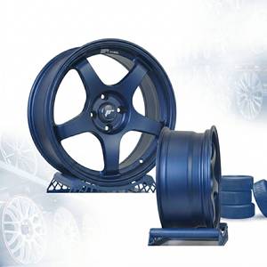 Rueda de Aleación de Aluminio 3R 15x6.5 Azul Mate Multirradio para Auto JDM Rays Volk Racing CE28 SL 8H114.3 ET40 03489-V3 Malasia - Product Image 4