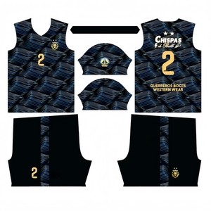 Seragam Sepak Bola Kustom OEM, Bernapas, Cepat Kering, Seragam Tim yang Dipersonalisasi untuk Anak-anak dan Dewasa, MOQ 2 - Product Image 1