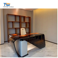 Nouveau bureau de direction réglable en hauteur, mobilier de bureau design, table de bureau modulaire en surface solide Korian, usage commercial, bureau moderne
