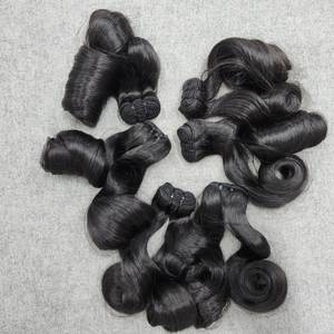 ผมแท้จากเวียดนามผมคนหยิกเด้งดึ๋งเงางามเส้นผมแท้ Remy ผมแท้จากผู้บริจาคเวียดนาม - Product Image 1