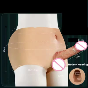 Braguita de Silicona Ecológica Impermeable IPX6 con Correa para Pene y Dildo para Hombres y Mujeres, Ideal para Lesbianas y Gays - Product Image 2