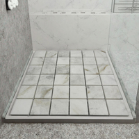 Fabricant Fournisseur Chinois 12x12 Carreau Mosaïque Carré Marbre Gris Blanc Vert