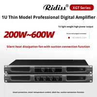 TXGT Serisi 2/4 Kanal Profesyonel Dijital Saf Güç Amplifikatörü 200W-600W Akıllı Koruma Konferans Sahne Performansı