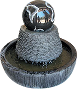 Fontaine d'eau en gros, fontaine de jardin d'eau, fontaine d'eau extérieure à boule roulante - Product Image 2