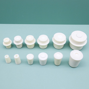 Tapones de silicona Huida 8-12 a 48-53 con núcleo de arena para sellado de tubos de ensayo y frascos de laboratorio, calidad premium - Product Image 2
