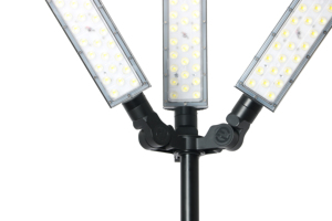Kırmızı ve mavi flaş ile <span class=keywords><strong>LED</strong></span> standı çalışma ışığı tripod ışığı - Product Image 2