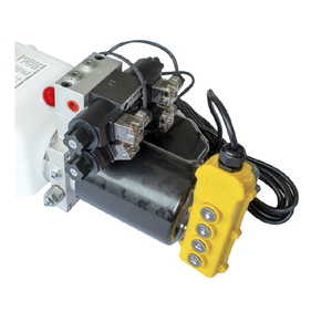 Unité hydraulique 12V 24V DC 250 bars, pompe à engrenages monophasée, système mini-élévateur, moteur en cuivre pur - Product Image 3