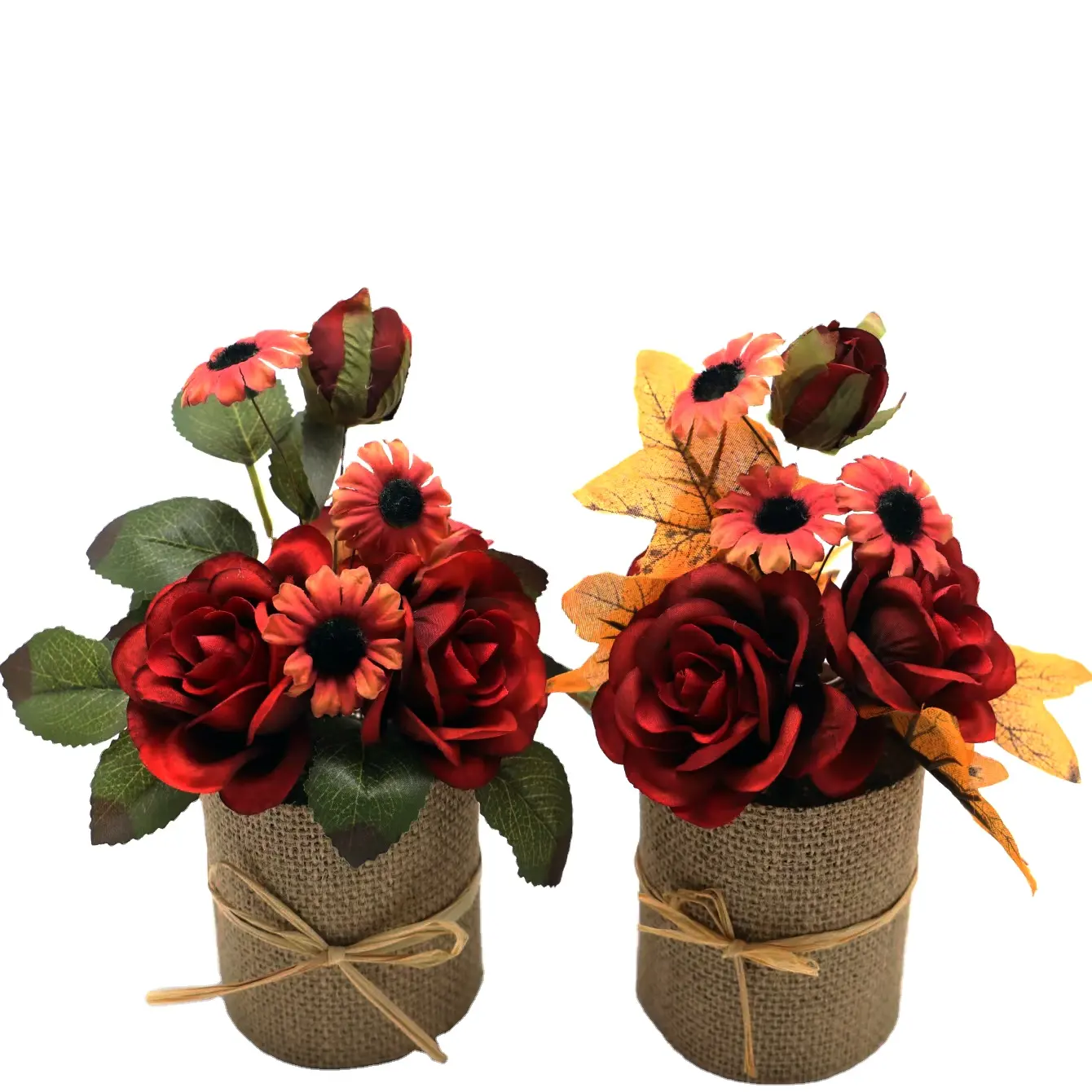 Valentine's Day hot sell high-quality silk red rose fabric flowers DIY wedding home decoration artificial rose