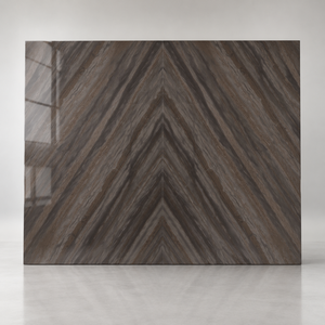 Elegance Brown Marble Look Sintered Stone Slab Polished Marble Look Porcelain Tile 1600 x 3200 x 12 mm for <b>Wall</b> - Product Image 1