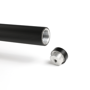 Poignée de meuble en laiton massif, barre de tirage extra-longue pour appareils électroménagers, maille texturée rayée droite pour villa, hôtel, centre commercial, tringle de penderie - Product Image 5