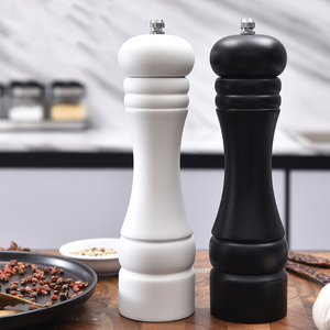 Offre Spéciale Transfrontalière : Moulin à Poivre Manuel Noir de 7,6 Pouces en Plastique et Chêne avec Noyau de Broyage en Céramique pour Cuisine Occidentale - Product Image 2