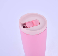 Gobelet isotherme à double paroi en acier inoxydable 12oz 20oz, anti-fuite, avec couvercle rabattable, portable, pour le bureau, le yoga, les activités de plein air, cadeau