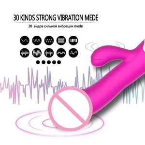 Vibratore di coniglio ricaricabile G-spot stimolatore clitorideo Dildo vibratore per le donne di masturbazione femminile vibratore giocattoli sessuali per le donne - Product Image 3