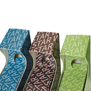 Phổ biến sáng tạo 350g giấy giỏ hàng hộp tam giác nhỏ xe trống bao bì. 5 gram disposableee Hộp mực bao bì - Product Image 3