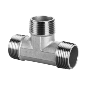 DN6/DN8/DN15/DN25 nam + Nam + Nữ ren 3 cách TEE t Ống lắp 1/4 "1/2" 3/4 "1" 1 "1-1/4" BSP ren 304 thép không gỉ - Product Image 3