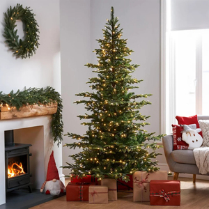 Árbol de Navidad Artificial Delgado de Alta Calidad, Ecológico, de PE+PVC, con Luces LED, Incluye Soporte, Personalizado, para Uso en Interiores, Precio EXW - Product Image 4
