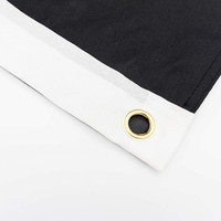 Drapeau de voiture transfrontalier 3x5FT en polyester avec mât en aluminium et œillets – Bannière décorative de haute qualité