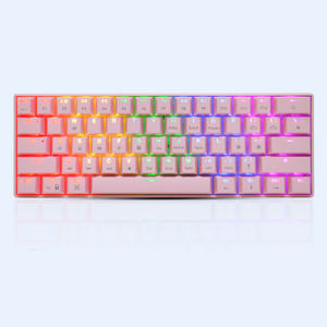 Clavier mécanique Gateron Switch Mini Gaming, clavier mécanique pour jeux avec éclairage RVB coloré pour Mac - Product Image 1