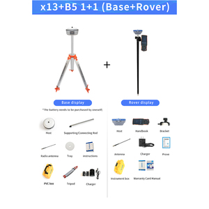 Nuevo y Popular Dron de Topografía CHCNAV X13 con Tableta, CHC I89 D-RTK 3 Módulos 9 Bases y FOIF A90 CHCNAV I93 GNSS GPS RTK - Product Image 3