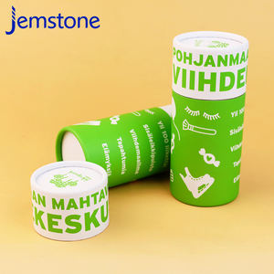 Vente en gros boîte de tubes en papier cadeau cosmétique en carton cylindrique personnalisé emballage de tube en papier rond pour café kraft brun - Product Image 3