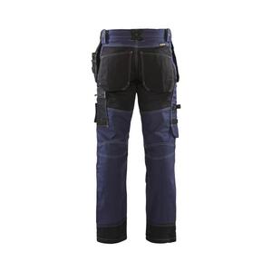 Blaklader กางเกงช่างฝีมือ150013708899C56 X1500สีน้ำเงินเข้ม/สีดำกางเกงยีนส์กางเกงทำงาน7330509422007กางเกงคาร์โก้ - Product Image 2