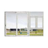Fenêtre coulissante de salle de bain en aluminium à double vitrage, moderne, horizontale, coupe-vent, en verre dépoli