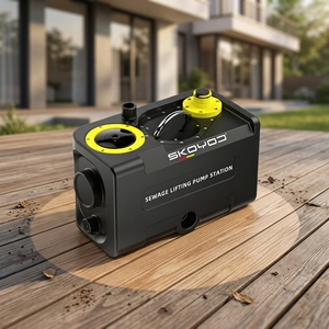 Lampas Skoyod – Nouvelle Station de relevage des eaux usées à double canal haute pression anti-blocage, idéale pour les toilettes et cuisines domestiques, certifiée CE - Product Image 3