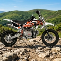 Moto tout-terrain pour enfants Kayo TS90 86cc 4 temps à essence avec démarrage semi-automatique 4 vitesses et démarrage électrique/à manivelle