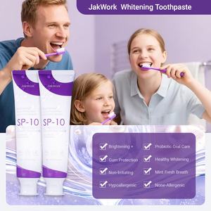 Pasta Dental Blanqueadora Probiótica con Sabor a Menta, Anti-Caries, Limpieza Profunda, Portátil, Orgánica, Sin Flúor, Suave, Disponible en EE. UU. - Product Image 3