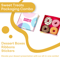 Boîte à macarons, biscuits, beignets, gâteaux et pâtisseries pliables en papier alimentaire de qualité supérieure pour boulangerie/pâtisserie