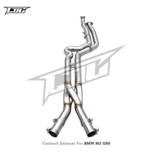 Système d'échappement Catback de style automobile nouveau pour BMW M3/M4 G80/G82 M2 G87 <span class=keywords><strong>S58</strong></span> 3.0T 2021-2024 avec tube intermédiaire à longueur égale et tube en Z - Product Image 2