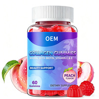 Gummies de collagène sans sucre : Améliore l'élasticité de la peau et la santé des articulations – Gummies de peptides de collagène pour le soutien beauté et le bien-être quotidien