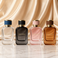 Flacons de parfum en verre de luxe 30 ml en promotion, noirs et roses, flacons vides personnalisés avec emballage et sérigraphie, vaporisateur à sertir