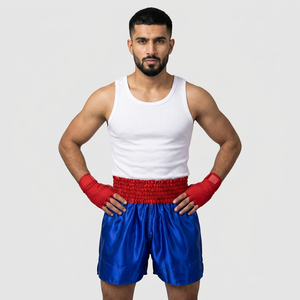 Pantalones Cortos de Boxeo Muay Thai Fairtex de Primera Calidad, Logotipo Personalizado Impreso por Transferencia de Calor, 100% Algodón, Pantalones Cortos Personalizables para Hombre Adulto - Product Image 1