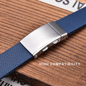 JAETIUM 316L Stainless Steel <b>Watch</b> Deployment Clasp Folding Buckle Double Push Button <b>Watch</b> Band Replacement Clasp - Product Image 5