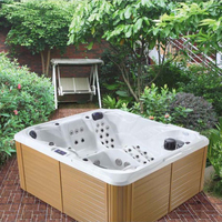 Spa extérieur Deluxe 100 Jets ETL approuvé Whirlpool USA en acrylique avec fonction Jaquzzi