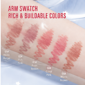 Natural Non-stick Mineral Cup Glossy Texture Waterproof Double-ended Lip Liner Lip <b>Brush</b> for Daily <b>Makeup</b> OEM ODM Lip Pencil - Product Image 4