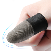 Manchettes de jeu pour doigts, fibres argentées 100 % visibles, respirantes/anti-transpiration, gants de jeu pour PUBG Mobile/Call of Duty Mobile