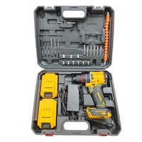 Perceuse à percussion sans fil sans balais série DW transfrontalière, batterie lithium-ion rechargeable 18-21V, deux vitesses, multifonction électrique