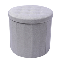 Pouf de rangement rond pliant pour enfants pouf Maroc tabouret pliable pour chambre ou hôtel